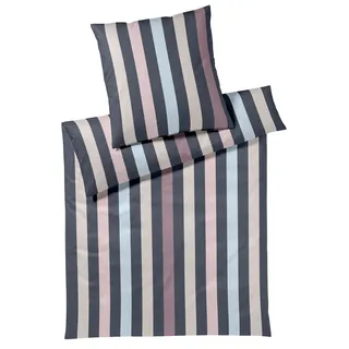 Bettwäsche ELEGANTE "Melody", bunt (pastell), B/L: 155cm x 220cm, 1 Stk., 1 Stk., Jersey, B/L: 80cm x 80cm, 2 Stk., Jersey, Obermaterial: 100% Baumwolle, Bettwäsche, Bettwäsche, angenehmes Hautgefühl