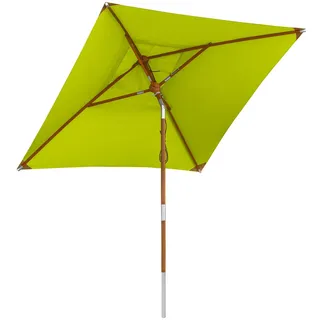 anndora Sonnenschirm Knicker 2 x 2 m eckig Gartenschirm mit Knickgelenk wasserabweisend - Farbwahl - Groß