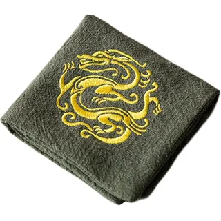 Lipfer Drachenjahr Neues Besticktes Geschirrtuch Wasseraufnahme Ramie Teetuch Chinesisches Kungfu-teezeremonie-zubehör