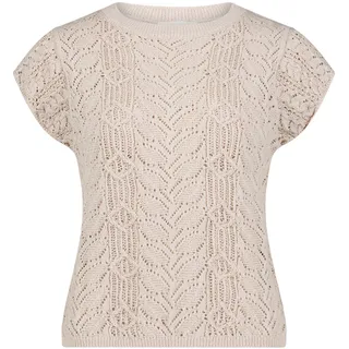 Cartoon Feinstrickpullover mit Flügelärmeln Beige 36
