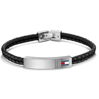 Tommy Hilfiger Jewelry Armband für Herren aus Leder Schwarze Farbe - 2701010