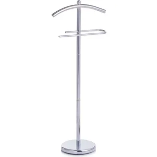 Hti-Living Herrendiener Metall verchromt Silber