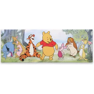 Disney Winnie Puuh und seine Freunde Galerie verpackte Leinwand-Wanddekoration – bezaubernde Winnie Puuh Wandkunst für Kinderzimmer oder Kinderzimmer