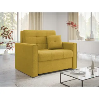 Mirjan24 Schlafcouch Textil 1-Sitzer Gelb