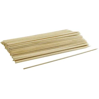 FACKELMANN 56641 Schaschlikspieße 20cm 300 Stück aus Bambus, Beige, 20 x 0,1 x 0,1 cm, 300 Einheiten