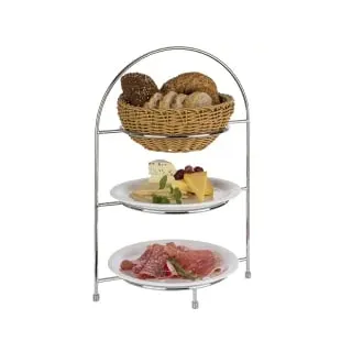 Assheuer & Pott APS Serviergestell 29 cm, silberfarben Etagere Servierplatten