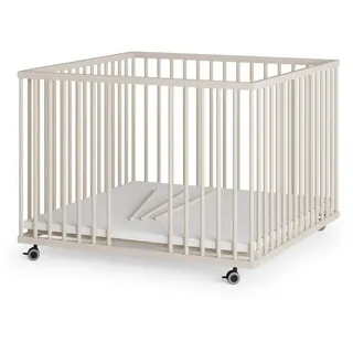 Sämann – make a difference. Laufgitter, Sand, Holz, Echtholz,Buche, 100x74x100 cm, Babymöbel, Laufstall Baby