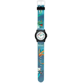 Scout Crystal 280305044 Gehäusefarbe türkis Silikonarmband Grün