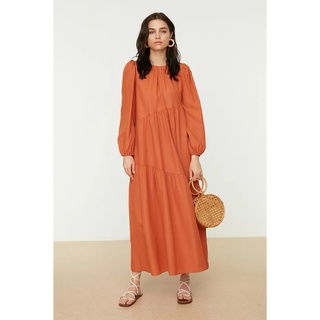trendyol Kleid in Orange - 36