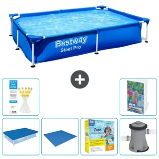 Bestway Steel Pro Rechteckig - 221x150x43 Cm - 7-teilig  S24