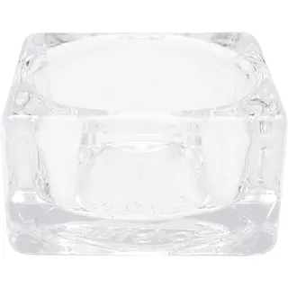 Glas für Maxi-Teelichter ohne Aluminiumhülle, eckig, 42/75 mm, BOLSIUS