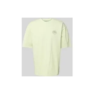 Oversized T-Shirt mit Label-Print Modell 'BUCKLIN', Mint, XL