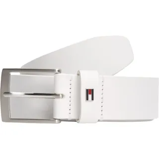 Tommy Hilfiger Gürtel ADAN Leder 3,5 cm breit weiß 130