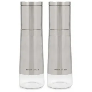 KITCHENAID® Salz- & Pfeffermühlen Keramikmahlwerk Edelstahl 2tlg. Set