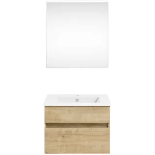 Puris Badezimmer Get2You, Eiche, Holzwerkstoff, 2 Schublade(n) Schubladen, 62 cm, Goldenes M, Made in Germany, Dgm, hängend, Badezimmer, Badmöbelsets & Badmöbelserien, Badmöbel-Set