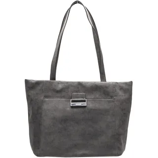Gerry Weber be different Shopper, große Damen Tasche für die Stadt, geräumiger Shopper in Grau - 30/42X27X12,5