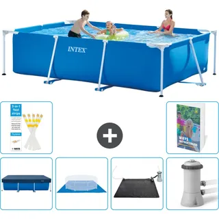 Rechteckiger Frame Pool - 300x200x75 Cm - 7-teilig  S40