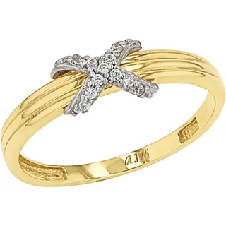 Amor Damenring Goldring 375 Gelbgold Gold Gr. 60