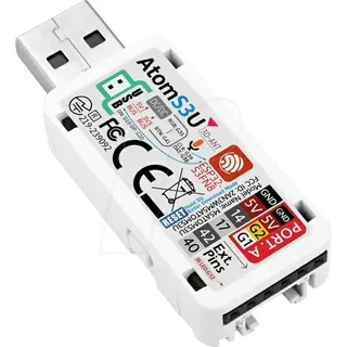 M5S K125 - AtomS3U ESP32S3 Entwicklungs-Kit mit USB-A