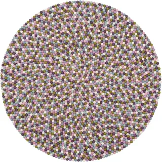 myfelt Greta Filzkugelteppich rund (Ø 120cm) Ø 120cm