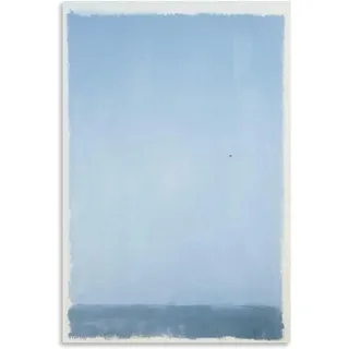 LVTFCO Mark Rothko-Poster „Hellblau auf Weiß“, Leinwand-Wandkunst, Mark Rothko-Drucke, Mark Rothko-Painring für Zuhause, Wanddekoration, Bild, 50 x 70 cm x 1, ohne Rahmen