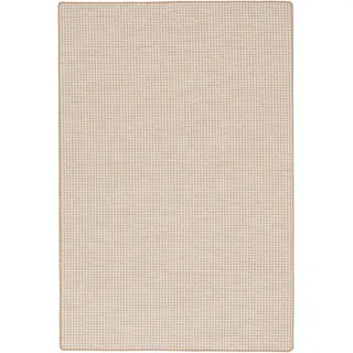 Snapstyle Oslo Outdoor-Teppich 100 x 300 cm Beige/Weiß kariert