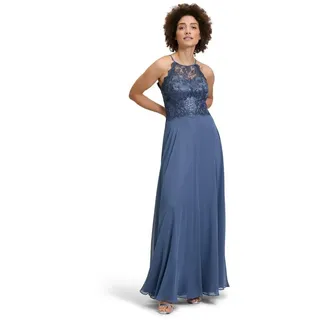 Vera Mont Abendkleid rückenfrei in Blue Stone | Gr.: 40