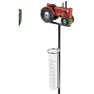 formano Gartenstecker Sommerzeit mit Glas, Rot, Traktor, H: 90cm rot