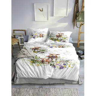 IRISETTE Wave Blumen Mehrfarbig 155 x 220 cm + 80 x 80 cm