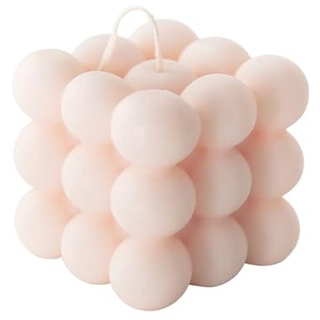MOHANI 100% natural canola wax Bubble Candle pink - 100 % natürliches Rapswachs Bubble Candle rosa ( 100% naturalna świeca bubble z wosku rzepakowego )