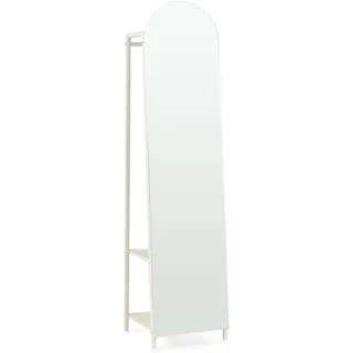 [en.casa] Garderobenspiegel 165 x 40 x 35 cm Sandfarben