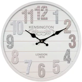 Ambiente Haus Kensington Wanduhr 28,0 cm 28 beige