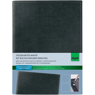 Sigel Speisekarten-Mappe A5 Schwarz
