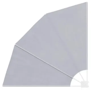 vidaXL Faltbarer Balkonfächer 140 x 140 cm grau
