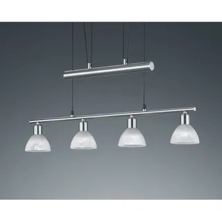 Trio Levisto 4-flg. nickel matt/alabasterfarbig