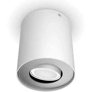 Philips Pillar 1-flammig 12 cm weiß