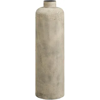 House Nordic Dekorative Bodenvase Hou, ø24x78,5 cm, Metall, antique beige