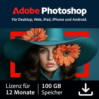 Adobe Photoshop 1 Jahr iOS Mac