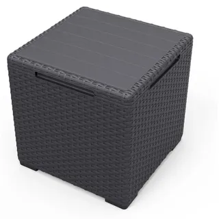 KETER Aufbewahrungsbox 37 x 37 x 37 cm Schwarz