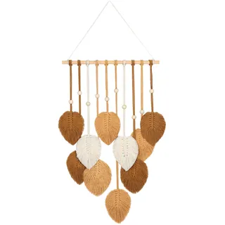 Deko Schlafzimmer Boho Makramee Wandbehang Wand Wanddeko Wandteppich Grün