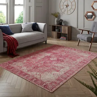 Teppich »Antique«, rechteckig, Vintage-Muster, 57462169-0 rot 4 mm