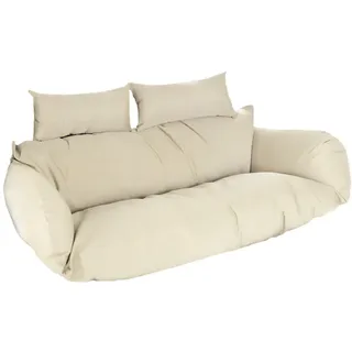 Polyrattan Hängesessel Kissen TWIN - Creme
