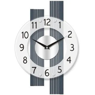 AMS Funkwanduhr F5876 28,0 grau