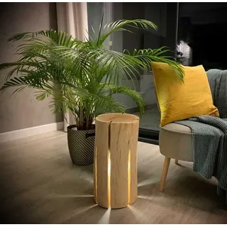 Treibholz Lampe Holz Stehlampe Standleucht Skulptur Altholz Dekosäule