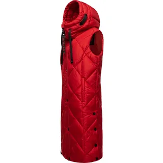 Navahoo Steppweste NAVAHOO "Schnuckel", Damen, Gr. S (36), rot, Oberstoff: 100% Polyester; Futter: 100% Polyester; Wattierung: 100% Polyester, lässig geschnitten ca.