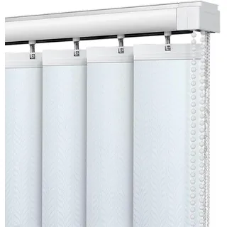 LRYELWA Schiebevorhänge Lamellenvorhang Verdunkelung Vertikaljalousie Lamellen Fenster Rollo Lichtfilterung Flächenvorhang für Schiebetüren und Fenster,Anpassbare,Breite x Höhe (150cm x 150cm)
