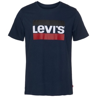 Levi's® T-Shirt mit großem Logoprint blau
