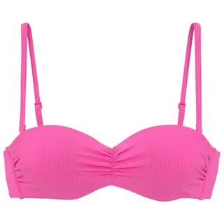VENICE BEACH Bandeau-Bikini-Top Damen pink Gr.34 Cup C
