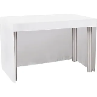 Gastro Uzal Tischhusse Konferenzhusse Berlin einseitig offen (Weiß, 80 x 120 cm)