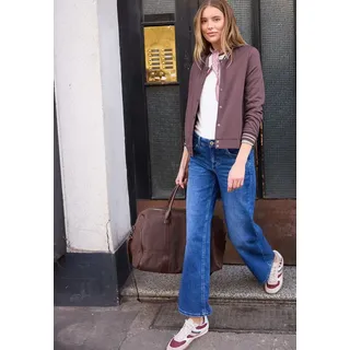 street one studio Blouson mit College-Style Details Rosa 34